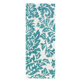 Serviette Kangourou Airlaid "Versailles" Turquoise 32x40cm 55g/m² (800 Utés)