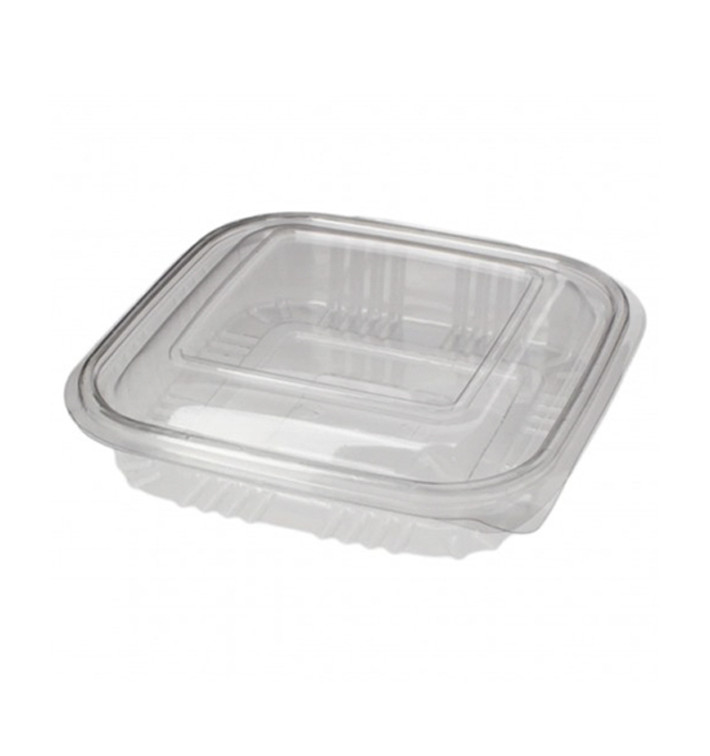 Coque Carrée avec charnière PET 250ml (900 Utés) Coque Carrée avec charnière PET 250ml (900 Utés)