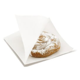 Sachet Ingraissable Ouverture latérale Blanc 15x16cm (250 Utés)