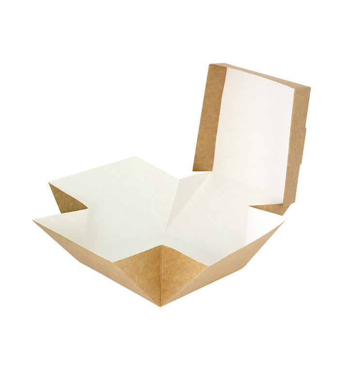 Boîte à Hamburger Gourmet Kraft 13x13x10cm (25 Utés) Boîte à Hamburger Gourmet Kraft 13x13x10cm (25 Utés)