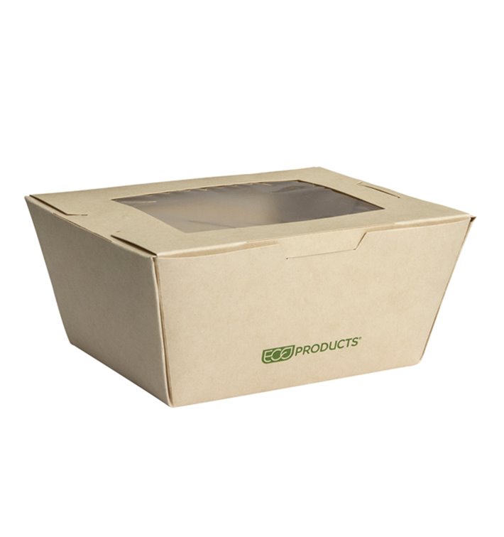Boîte Kraft avec poignées "Gourmet Bag" 12,5x25x7,5cm (250 Utés)