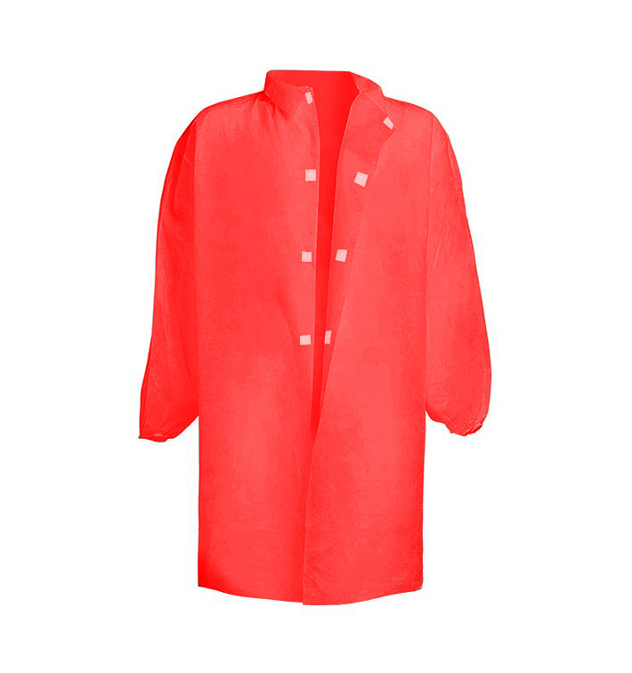 Blouse PP Velcro Sans Poches Rouge XL 25gr (1 Uté) Blouse PP Velcro Sans Poches Rouge XL 25gr (1 Uté)