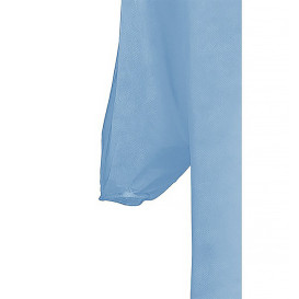 Blouse Industrielle PP Bleu Velcro et Sans Poches XL 35gr (100 Utés)