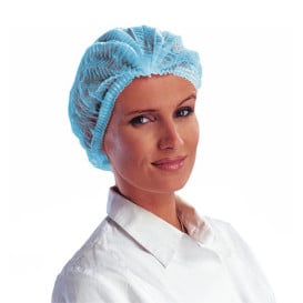 Charlotte en Polypropylène Accordéon 2 élastiques Bleu Ø53cm (1.000 Utés)
