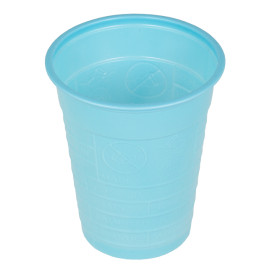 Gobelet Plastique PS Bleu Clair 200ml Ø7cm (50 Utés)