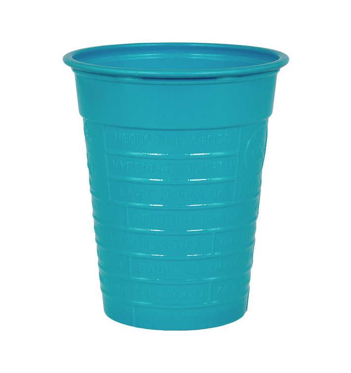 Gobelet Plastique PS Turquoise 200ml Ø7cm (50 Unités) Gobelet Plastique PS Turquoise 200ml Ø7cm (50 Unités)