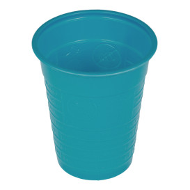 Gobelet Plastique PS Turquoise 200ml Ø7cm (1500 Unités)