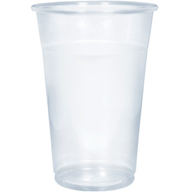 Gobelet Plastique PP Transp. 400ml Ø8,3cm (50 Unités)