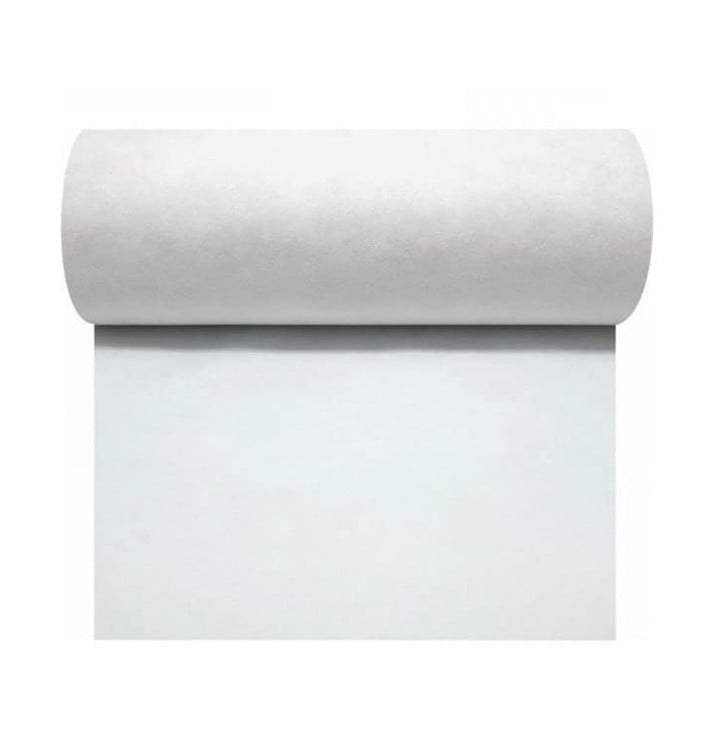 Nappe en rouleau PP Non Tissé "Novotex" Blanc 1x50m (1 Uté) Nappe en rouleau PP Non Tissé "Novotex" Blanc 1x50m (1 Uté)