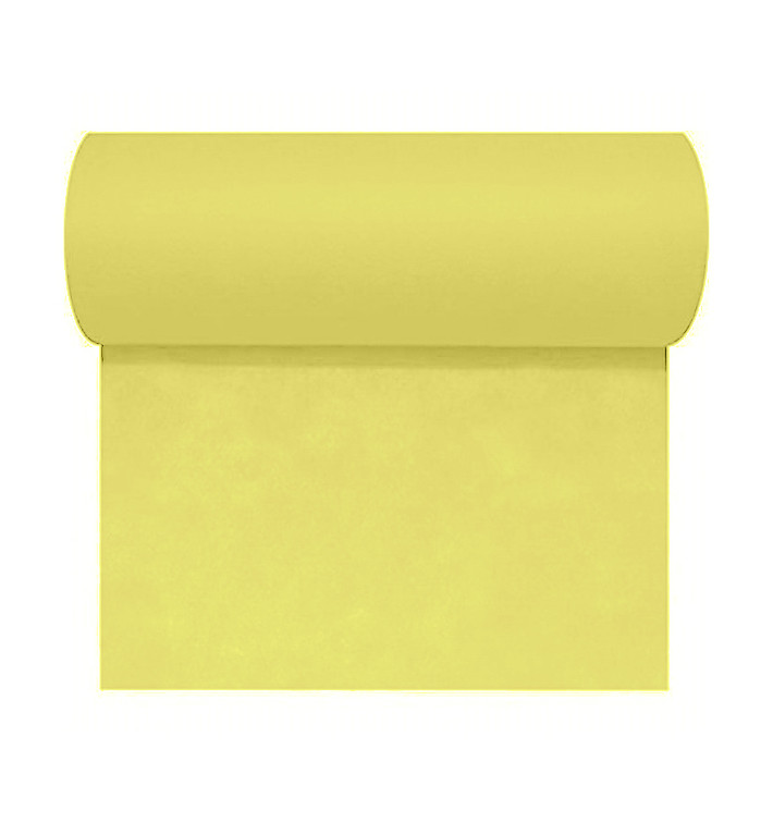 Nappe en rouleau PP Non Tissé "Novotex" Jaune 1x50m (1 Uté) Nappe en rouleau PP Non Tissé "Novotex" Jaune 1x50m (1 Uté)