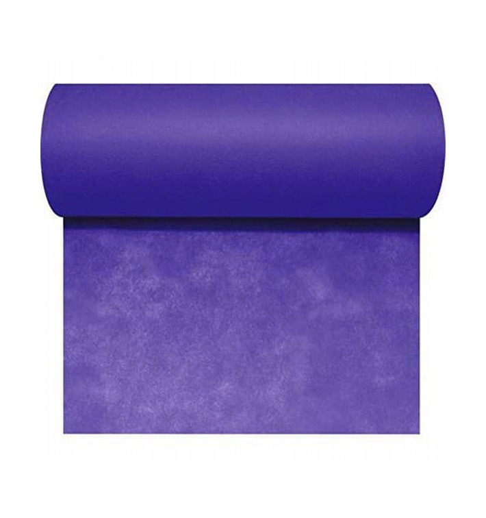 Nappe en rouleau PP Non Tissé "Novotex" Violet 1x50m (6 Utés) Nappe en rouleau PP Non Tissé "Novotex" Violet 1x50m (6 Utés)