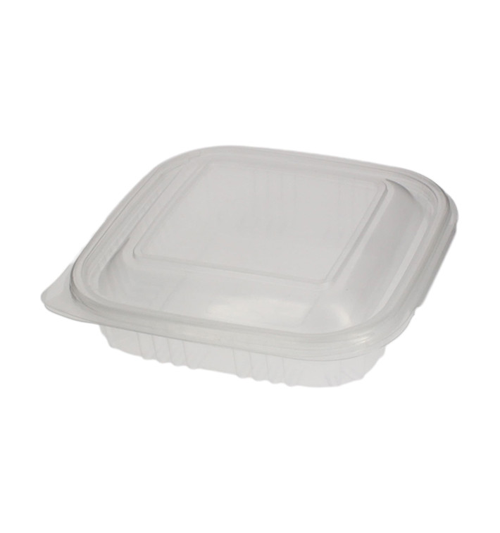 Coque Carrée avec charnière PP 250ml (900 Utés) Coque Carrée avec charnière PP 250ml (900 Utés)