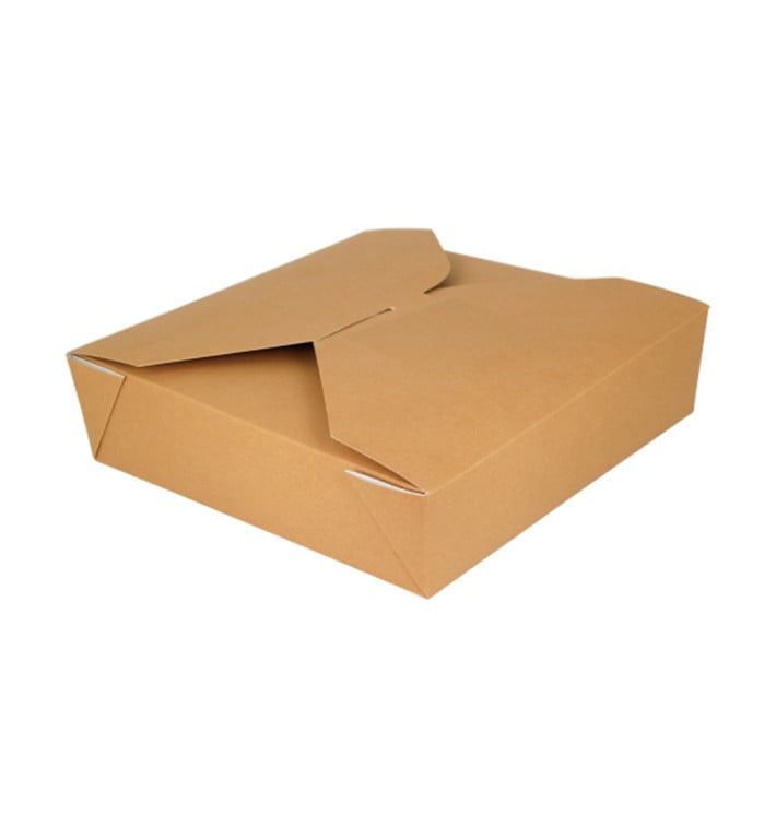 Boîte Carton Américaine Naturel 21,7x21,7x6cm 2910ml (140 Utés)