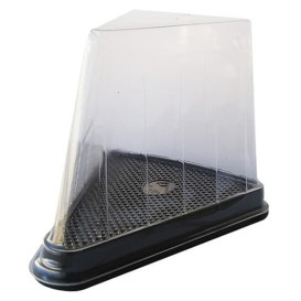 Boîte Portion Tarte Transp. 12,4x8,75x8,2cm (300 Utés)