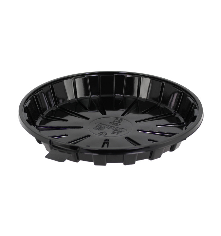 Plateau à Gâteaux APET Noir Ø16cm (35 Utés) Plateau à Gâteaux APET Noir Ø16cm (35 Utés)