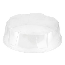 Cloche à Plateau Gâteaux APET Transparent Ø20x6cm (210 Utés)