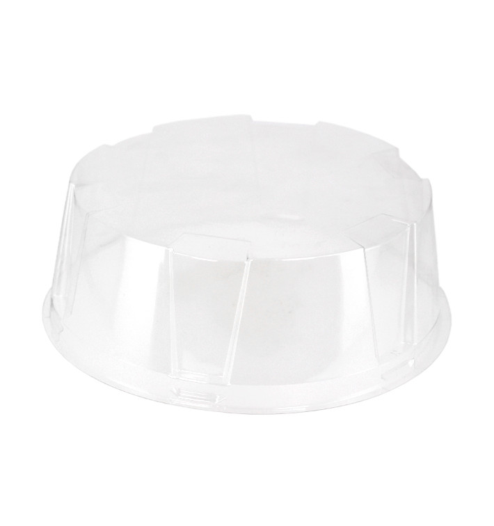 Cloche à Plateau Gâteaux APET Transparent Ø24x8cm (160 Utés) Cloche à Plateau Gâteaux APET Transparent Ø24x8cm (160 Utés)