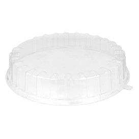 Cloche à Plateau Gâteaux APET Transparent Ø31x6cm (90 Utés)