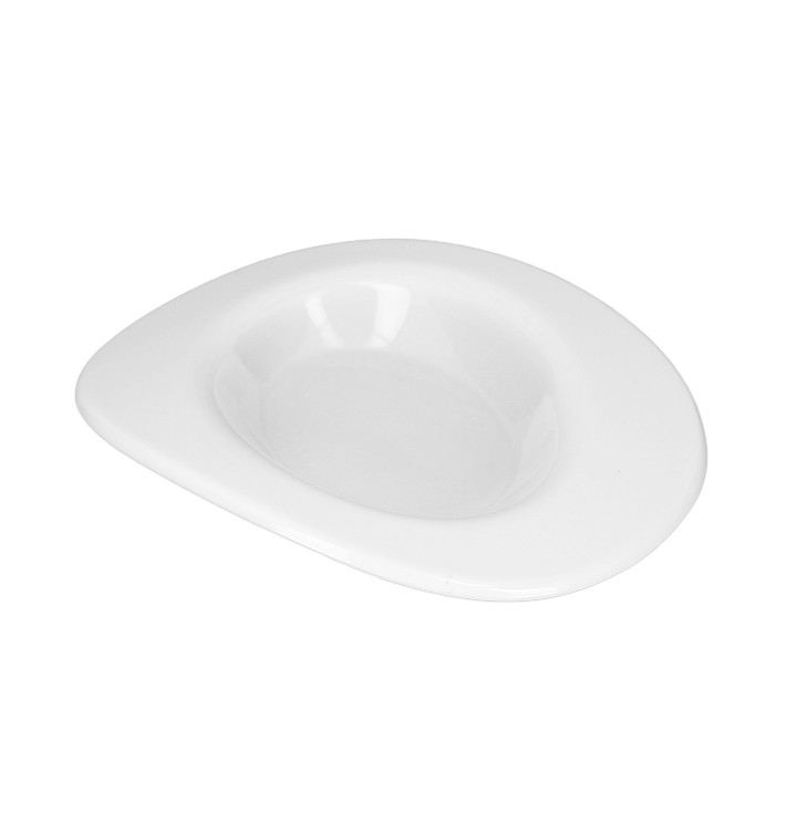 Assiette Dégustation Durable SAN "Ellipse" Blanc 10ml (6 Utés) Assiette Dégustation Durable SAN "Ellipse" Blanc 10ml (6 Utés)