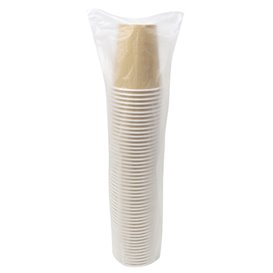 Gobelet Carton 9 Oz/280ml Kraft-Kraft Ø8,1cm (50 Utés)