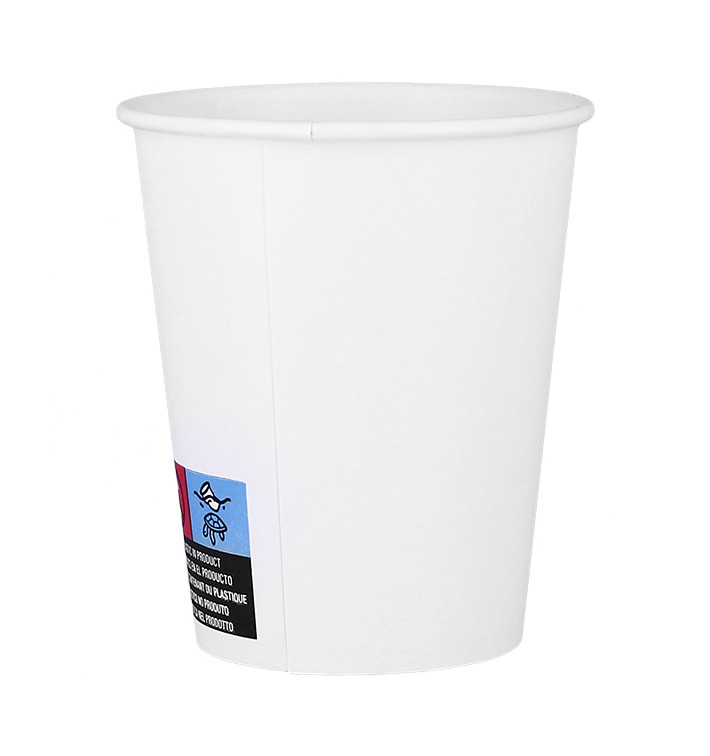 Gobelet Carton Blanc ECO 7Oz/210ml Ø7cm (100 Utés) Gobelet Carton Blanc ECO 7Oz/210ml Ø7cm (100 Utés)