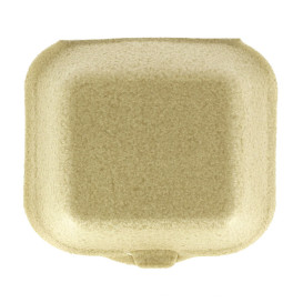 Boîte à Hamburguer XPP Crème 13,5x13,5x7cm (100 Utés)