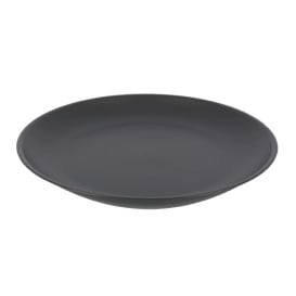 Assiette Réutilisable Durable PP Minéral Antracite Ø23,5cm (6 Utés)