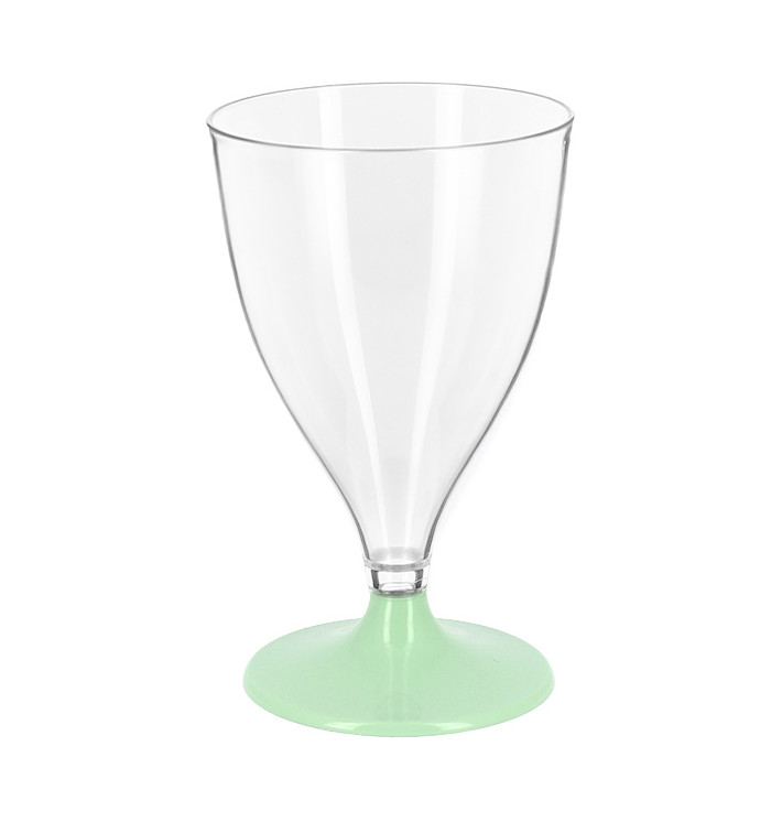 Coupe Réutilisable PS Eau/Vin Pied Vert 200ml 2P (48 Unités) Coupe Réutilisable PS Eau/Vin Pied Vert 200ml 2P (48 Unités)