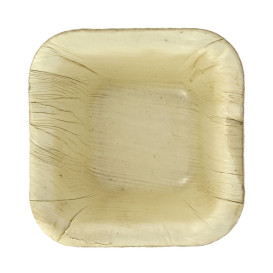 Mini Bol en Feuilles de Palmier 6,3x6,3cm (50 Unités)