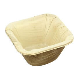 Mini Bol en Feuilles de Palmier 6,3x6,3cm (50 Unités)