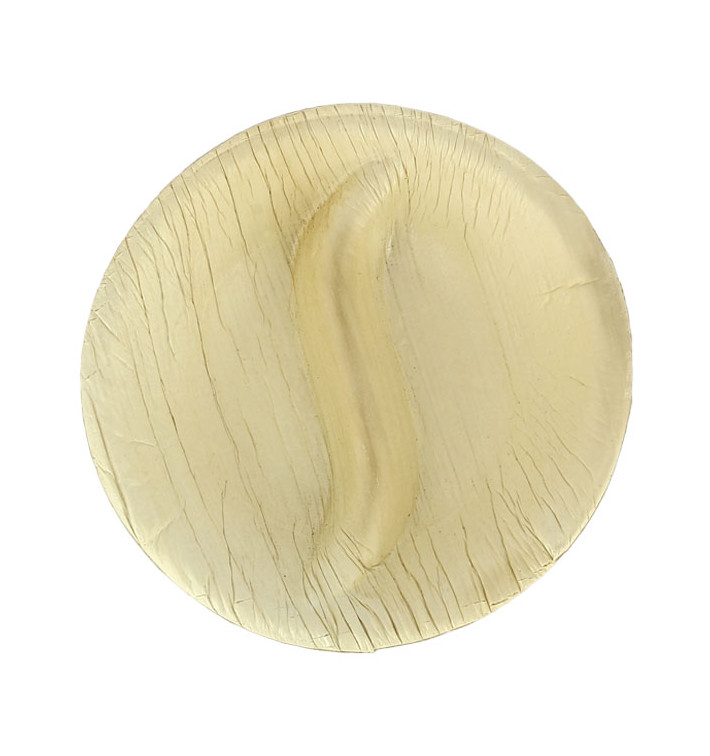 Assiette Ronde en Feuilles de Palmier 2C 9x8cm (10 Unités) Assiette Ronde en Feuilles de Palmier 2C 9x8cm (10 Unités)