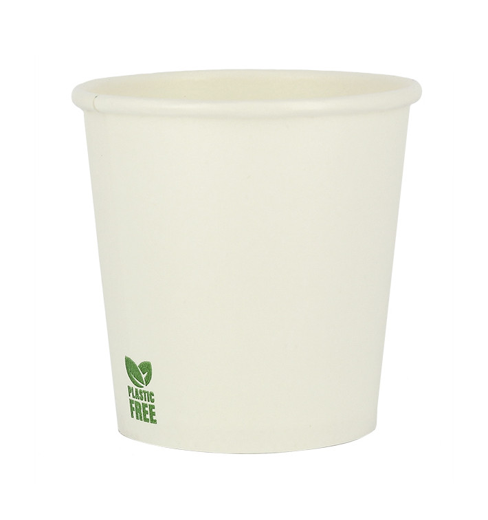 Gobelet en Carton sans Plastique 4Oz/120ml Blanc Ø6,2cm (100 Unités) Gobelet en Carton sans Plastique 4Oz/120ml Blanc Ø6,2cm (100 Unités)