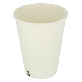 Gobelet en Carton sans Plastique 14 Oz/420ml Blanc Ø9cm (50 Unités)