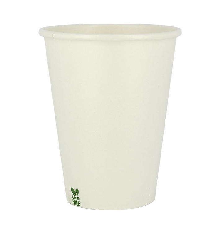 Gobelet en Carton sans Plastique 14 Oz/420ml Blanc Ø9cm (1.000 Utés) Gobelet en Carton sans Plastique 14 Oz/420ml Blanc Ø9cm (1.000 Utés)