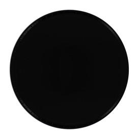 Assiette Pizza en Carton Laminé PET Noir 300 mm (100 Utés)