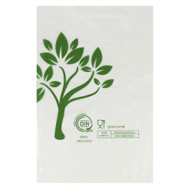 Sac sans Anses Home Compost “Be Eco!” 16x24cm (100 Utés)