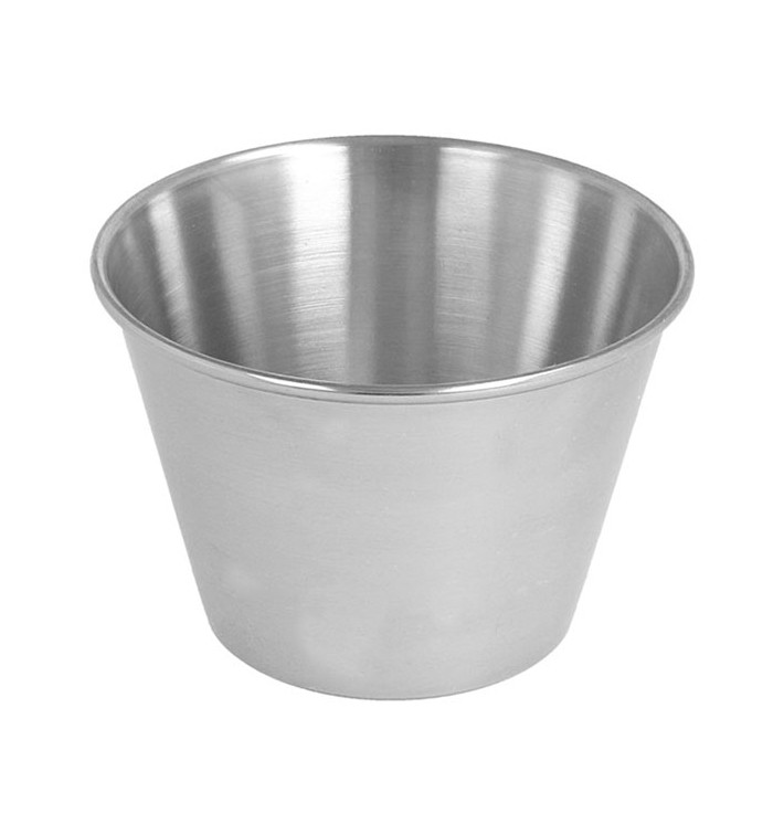Pot à Sauce Inoxydable 120ml (12 Unités) Pot à Sauce Inoxydable 120ml (12 Unités)