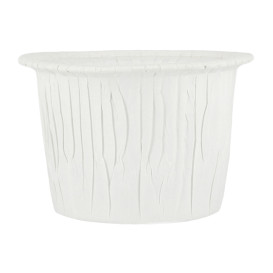 Caissettes Cupcakes Blanches 4,5x4x6,3cm (3080 Unités)