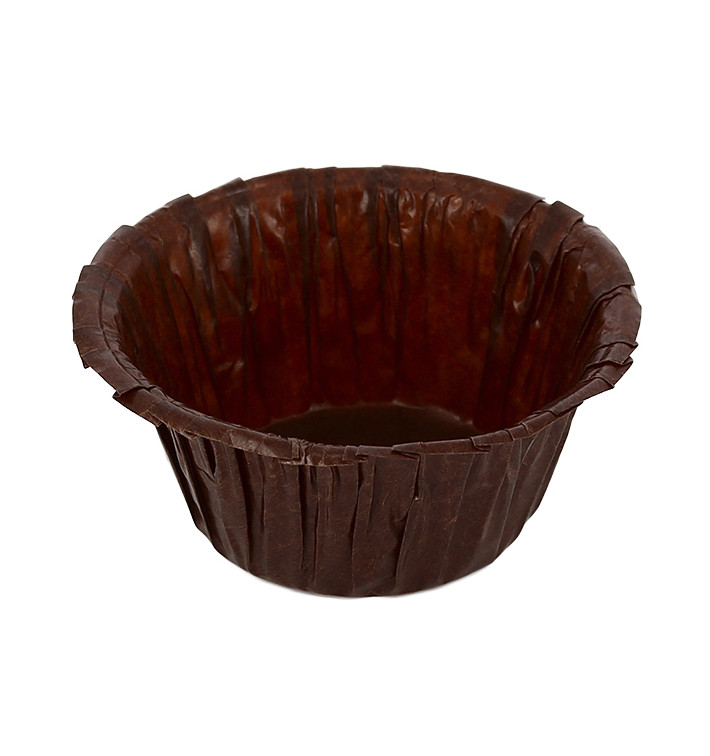 Caissettes Cupcakes Marrons 4,9x3,8x7,5cm (500 Unités) Caissettes Cupcakes Marrons 4,9x3,8x7,5cm (500 Unités)