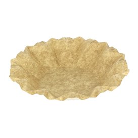 Assiette Creuse en Carton Kraft “Flower” Ø16cm 245g/m² (50 Utés)