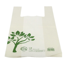 Sac à Bretelles Home Compost “Be Eco!” 35x45cm 17,5µm (1.000 Utés)