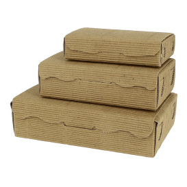 Boîte Chocolats et Bonbons Kraft 17x10x4,2cm 500g (100 Utés)