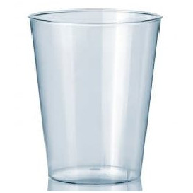Verre Plastique Dur 180ml Transparent (50 Unités)
