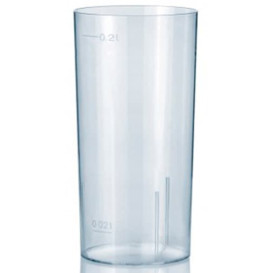 Verre Plastique Dur Long Drink 200ml (500 Unités)