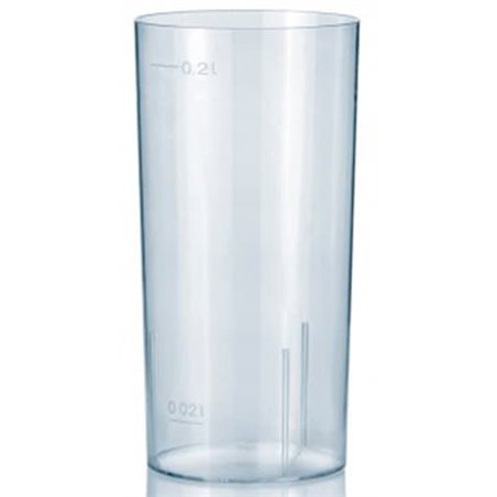 Verre Plastique Dur Long Drink 200ml (10 Unités)