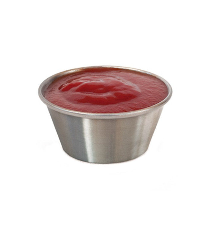 Pot à Sauce Inoxydable 75ml (12 Unités) Pot à Sauce Inoxydable 75ml (12 Unités)