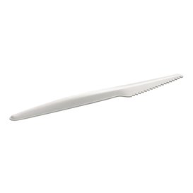 Couteau en Papier Blanc 17cm (50 Utés)