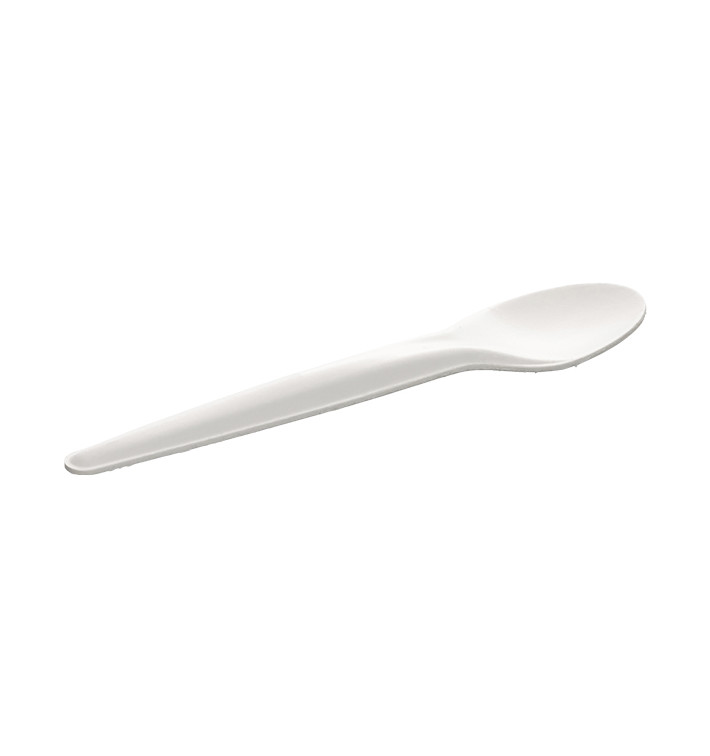 Petite Cuillère en Papier Blanc 13cm (1.000 Utés) Petite Cuillère en Papier Blanc 13cm (1.000 Utés)