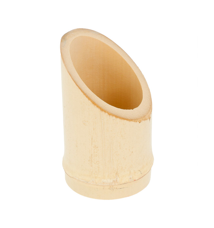 Verrine Bambou Dégustation Tronqué 5x9cm (10 Unités) Verrine Bambou Dégustation Tronqué 5x9cm (10 Unités)
