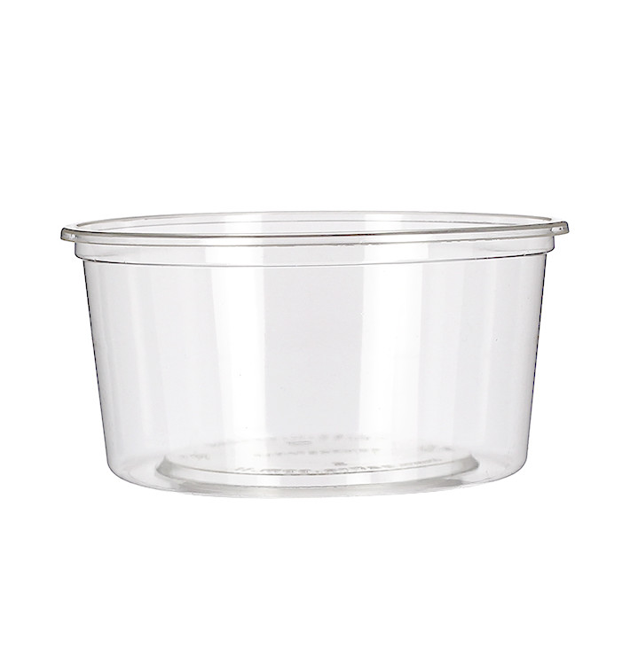 Récipient Compostable PLA Transparent 360ml (50 Utés) Récipient Compostable PLA Transparent 360ml (50 Utés)